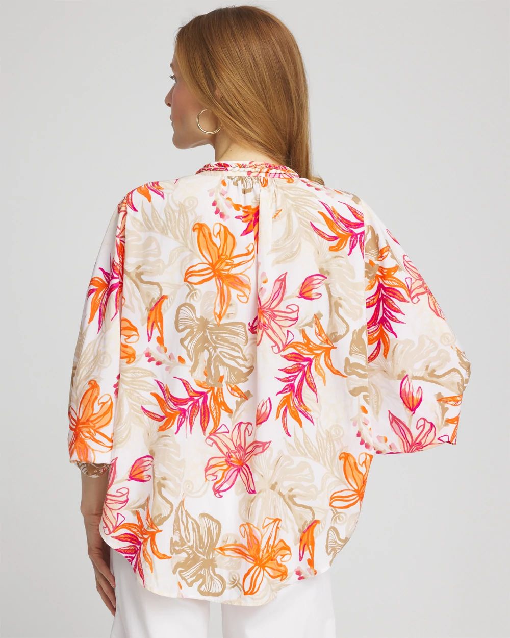 タグ付き新品◆LIten◆定価17600円 Sweet pea Blouse Floral Braided Batwing Blouse | Chico's